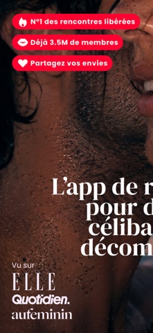 NousLib: Rencontre & Tchat iPhone screenshot 1