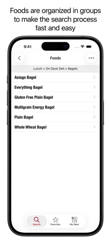 Nutrition - Univ. of Arizona app screenshot 2