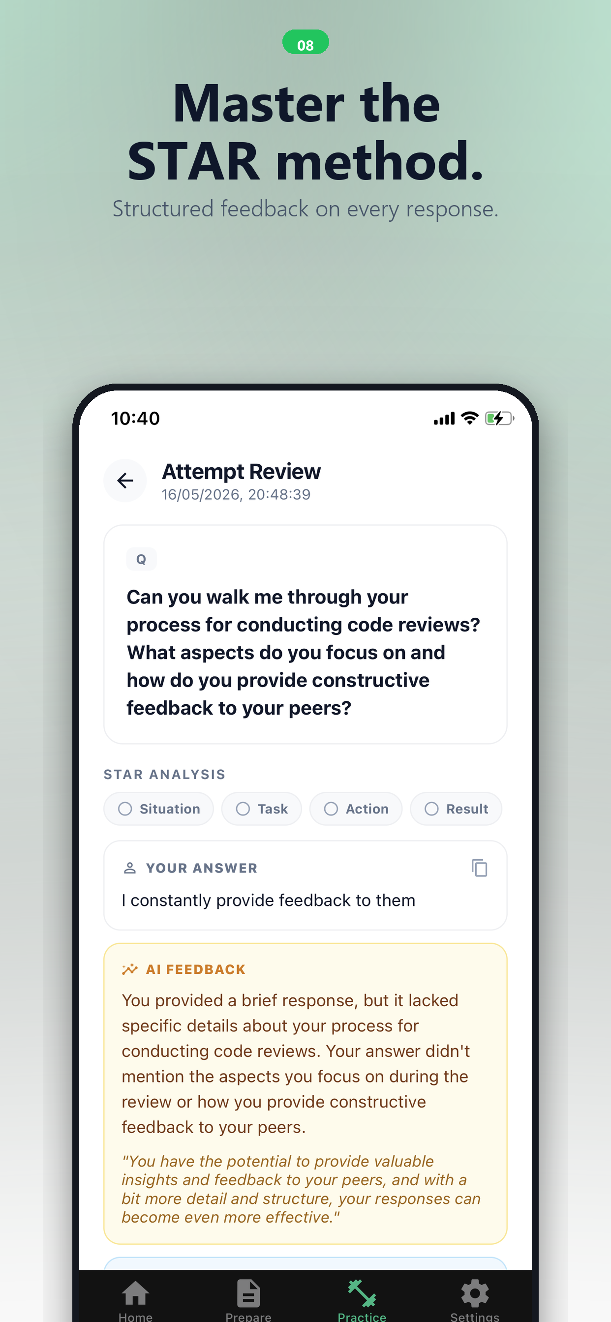 AI Interview Prep & Mock