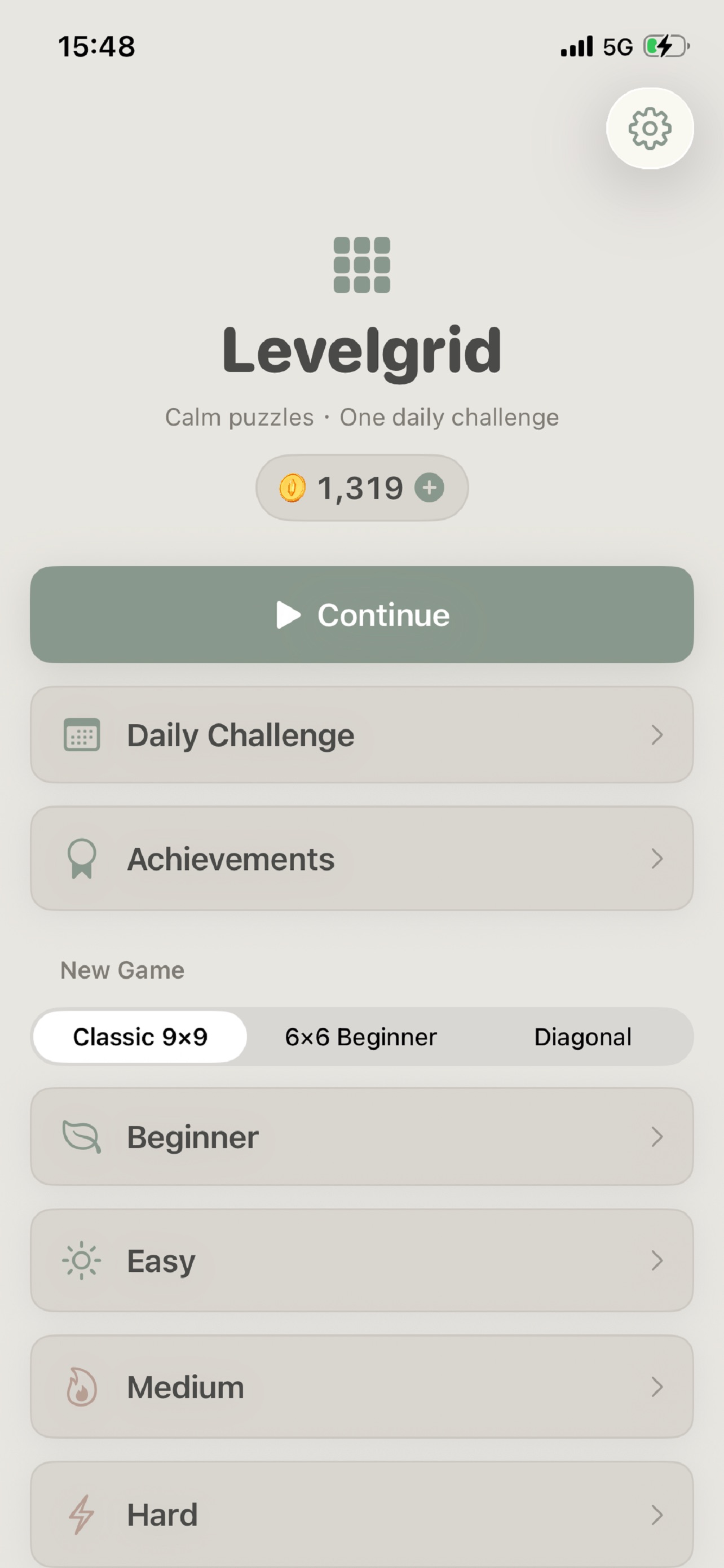 Screenshot 1 of Levelgrid