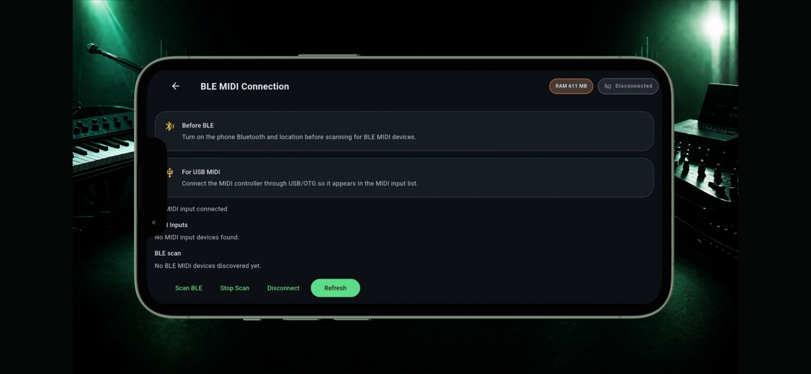 MIDILIVE – SoundFont Player
