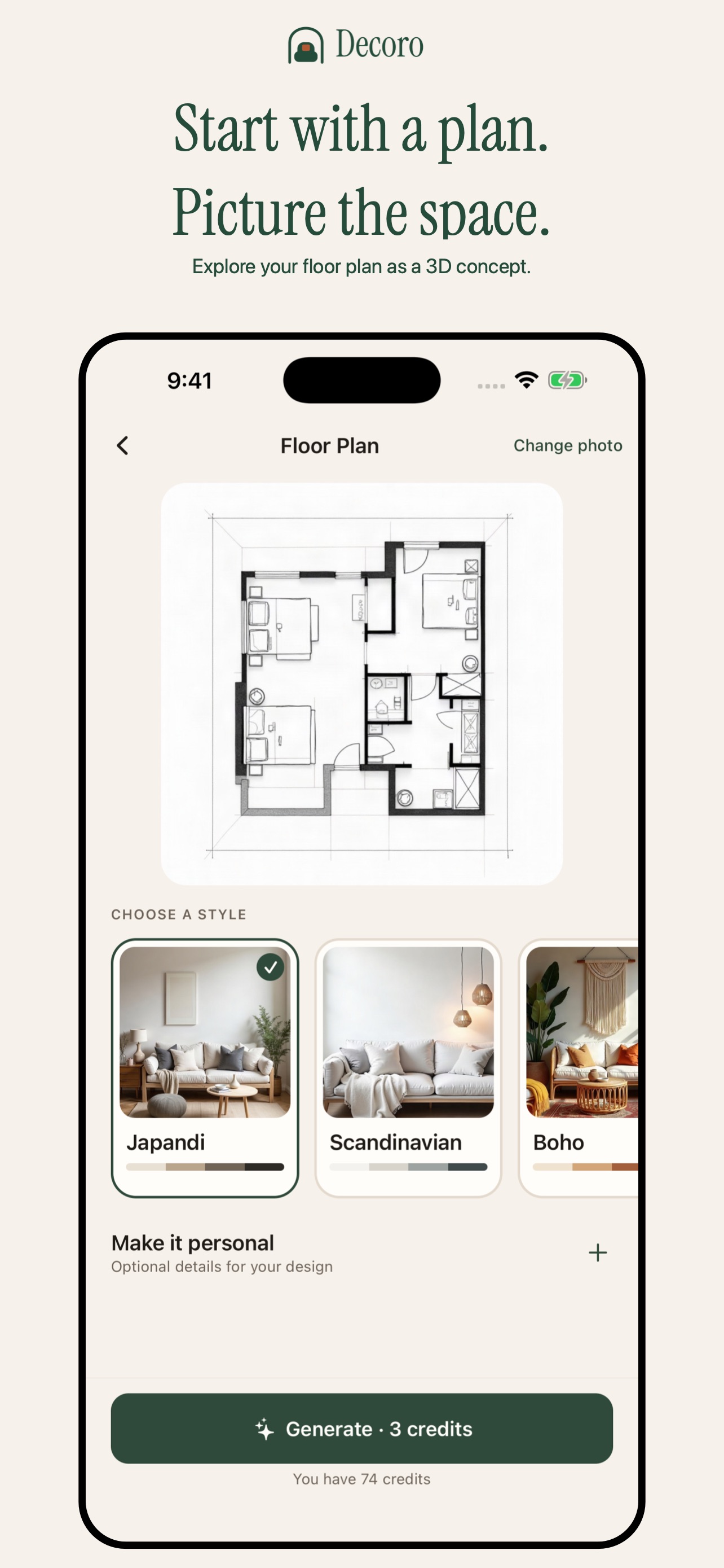 Screenshot 5 of Decoro - AI Home Design