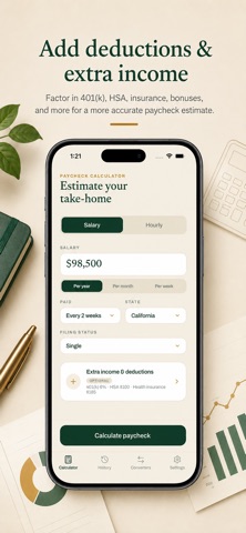 Salary Calculator: Netto iPhone screenshot