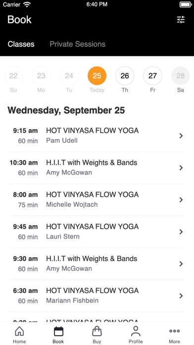 Highland Park Yoga llc il Screenshot