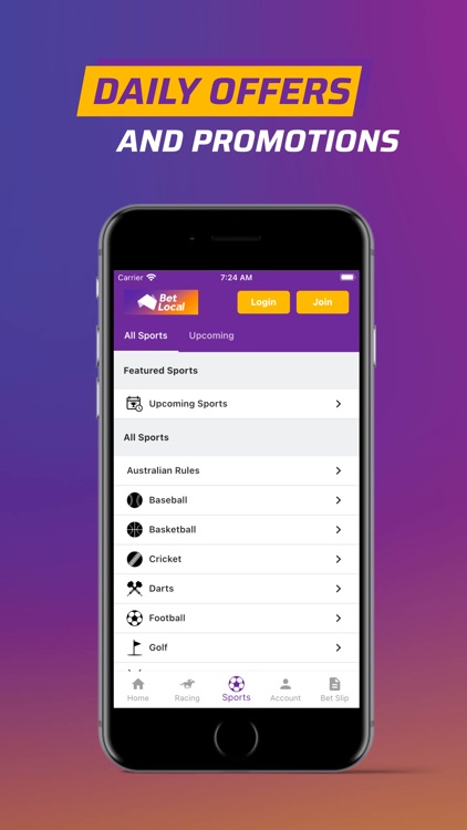 BetLocal – Online Betting App