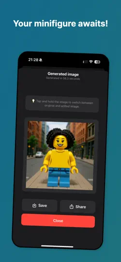 MinifigMe AI Image Editor iPhone-skjermbilde 2