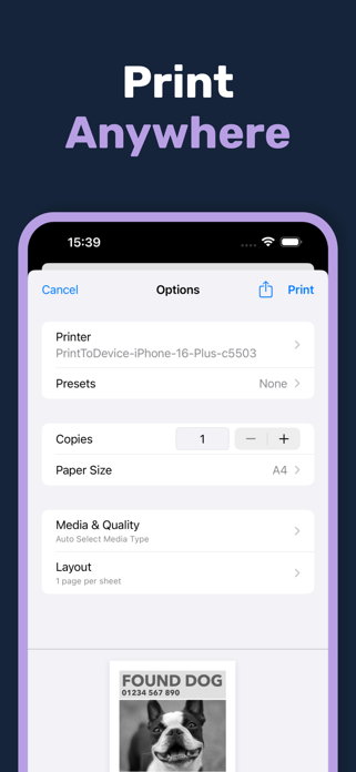PrintToDevice Screenshot 3 of 5