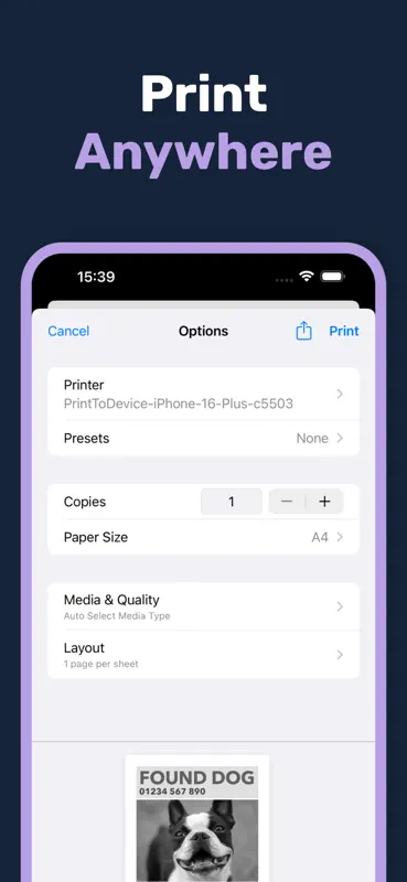 PrintToDevice screenshot 3 of 5