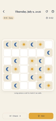 Lunoku: Daily Binary Puzzle Screenshot 2 of 5