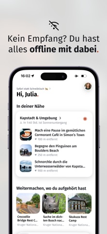 Wildful Stories: Roadtrip App screenshot