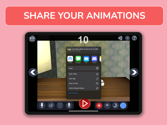 Animate Me 3D iPad app afbeelding 5