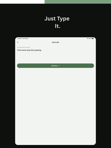 Type Spend: Expense Tracker