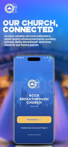 RCCG Breakthrough Bolton iPhone screenshot