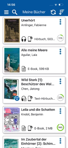 SBS Leser Plus app screenshot