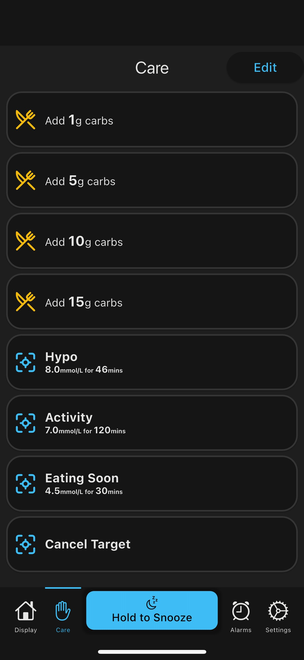 T1DCarer screenshot 3