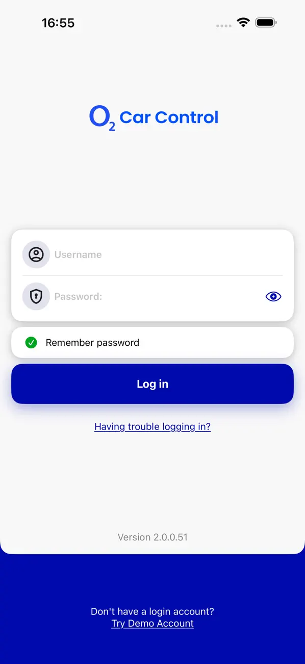 Screenshot #1 pour O2 Car Control
