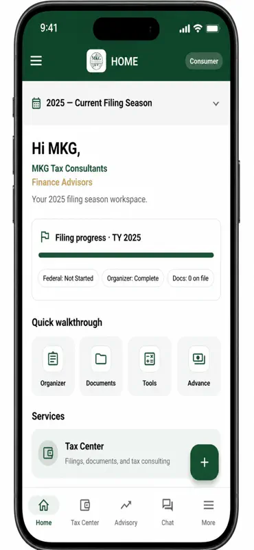MKG Tax Consultants Pro Filer screenshot 5 of 10