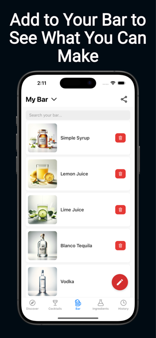 BarBot - Cocktail Recipes Screenshot 2 of 4