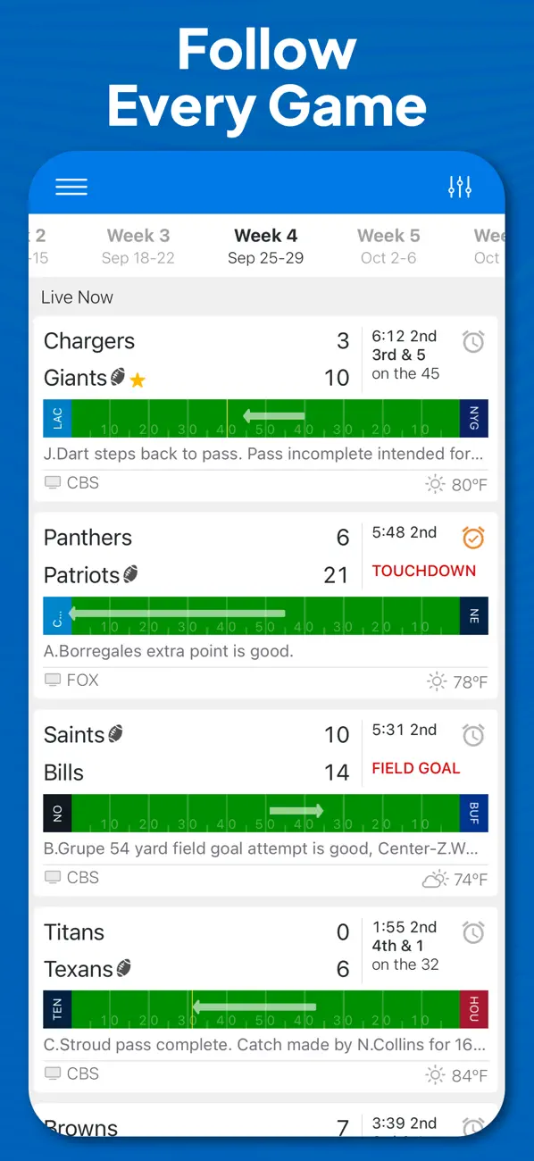 Screenshot #2 pour Superfan Sports: NFL Football
