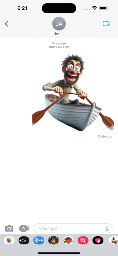 Wacky Rower Stickers