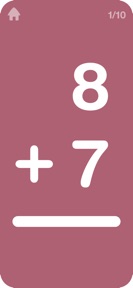 Big Math Flash Cards screenshot