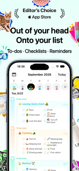 To Do List & Reminders: OhWait screenshot 1