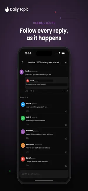 DailyTopic screenshot 2