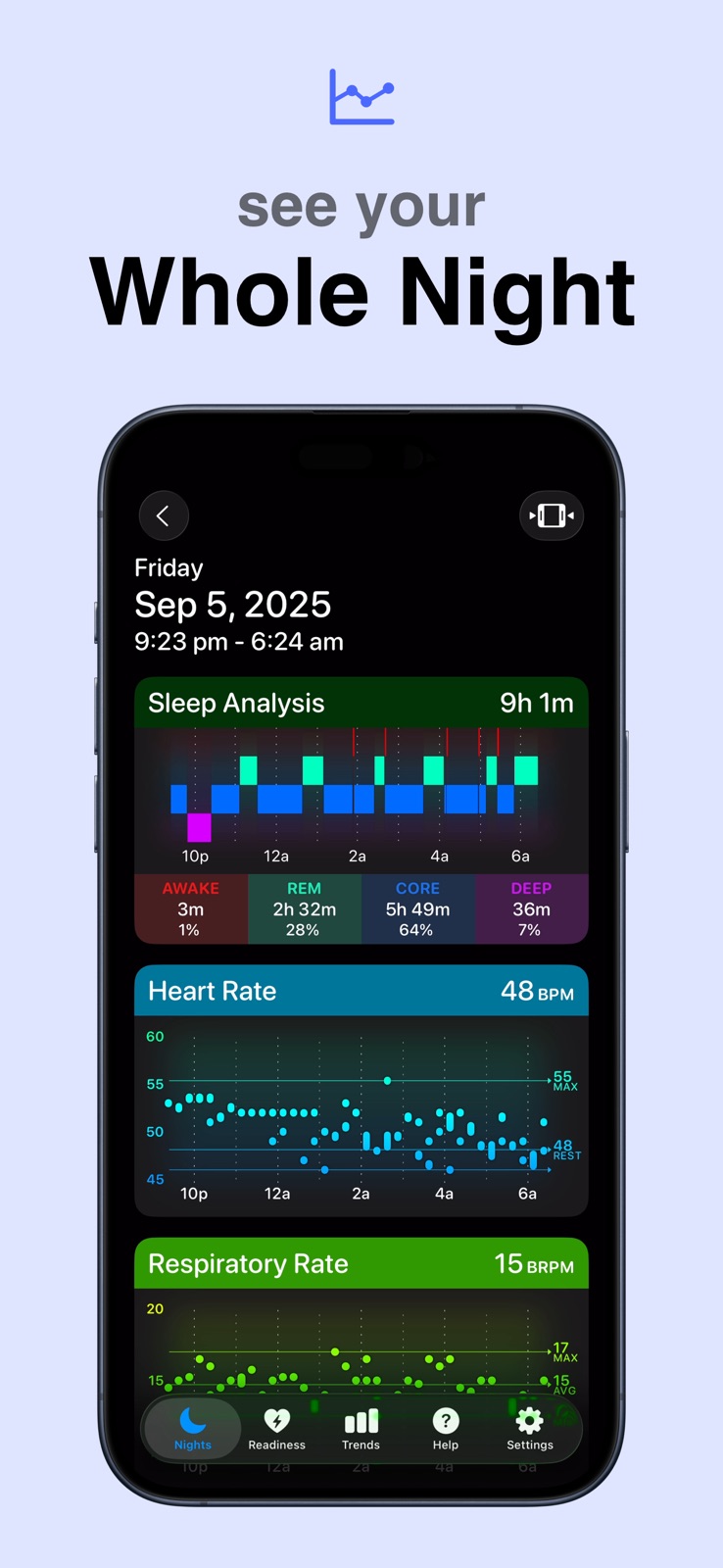 Sleep++ iphone screenshot 2