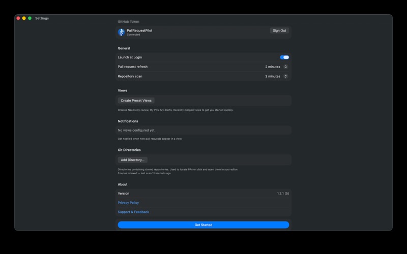 Pull Request Pilot screenshot