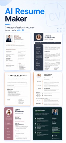 CV Builder - Ai Resume Maker iPhone screenshot
