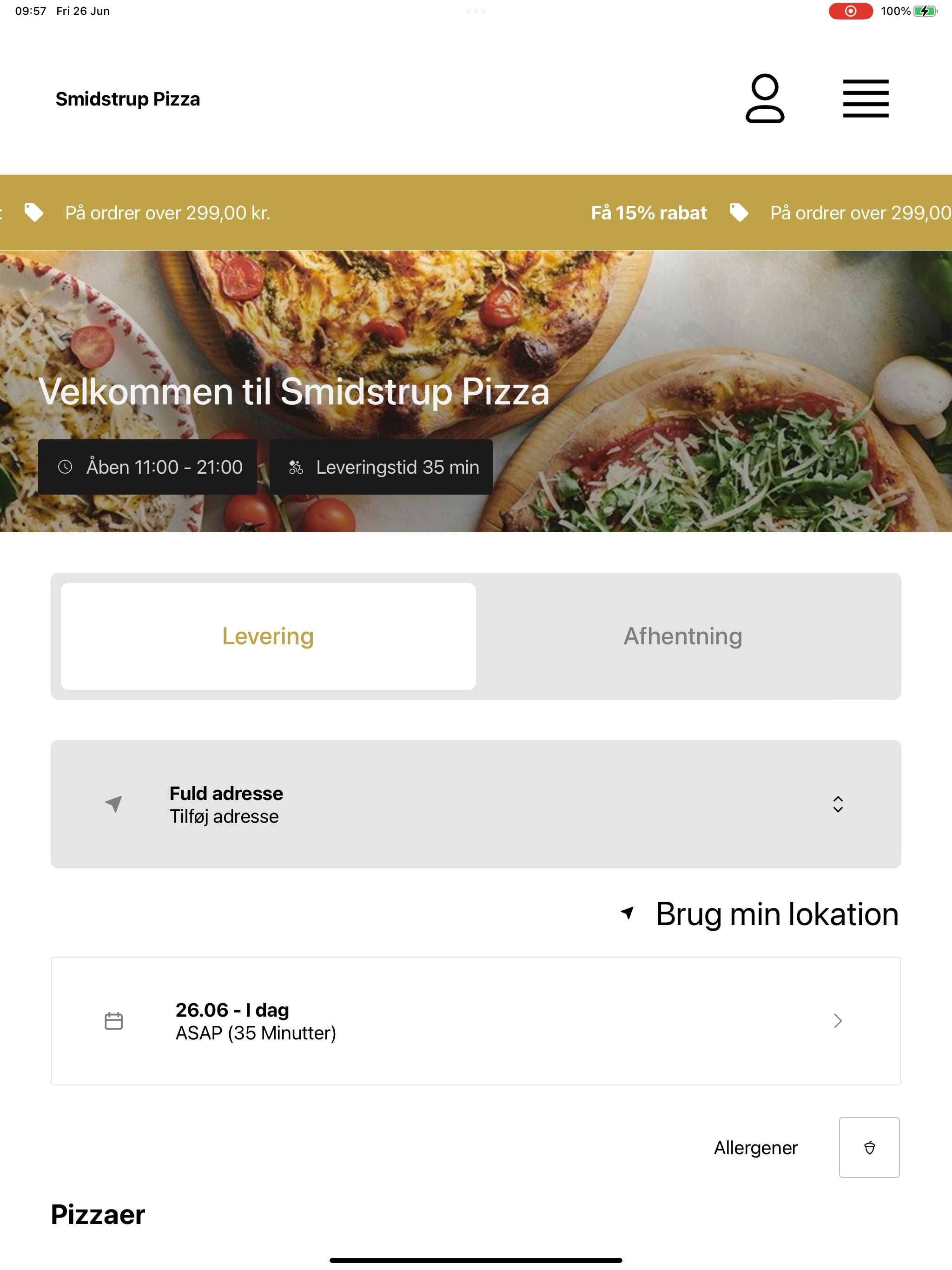 Smidstrup Pizza