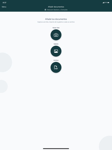Gescom Gestion y Consulta iPad screenshot
