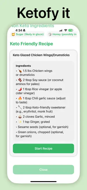Ketofy It - Snap to Keto screenshot 3