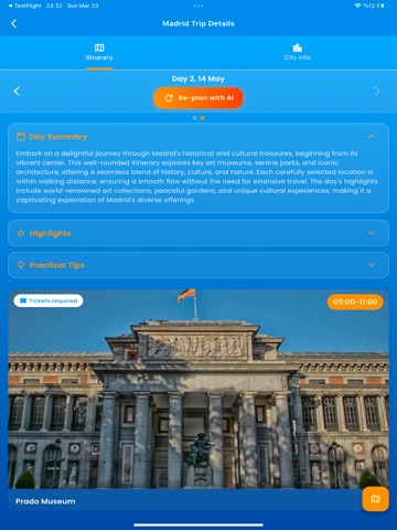 Trip Planner AI: Routly iPad screenshot