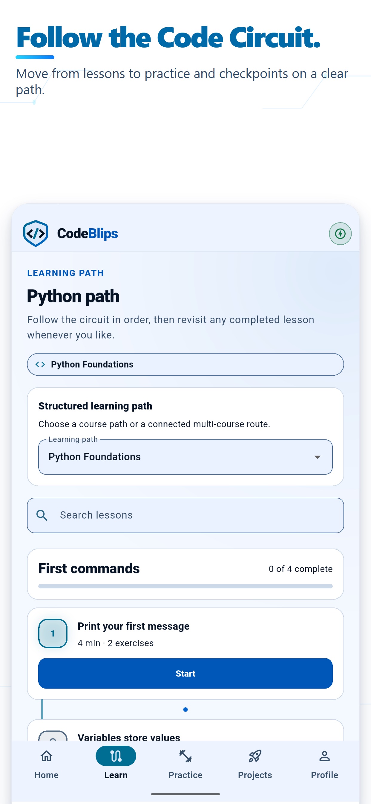Screenshot 4 of CodeBlips: Learn to Code