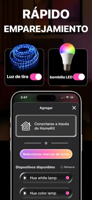 Luz LED - Luces LED iPhone screenshot 2