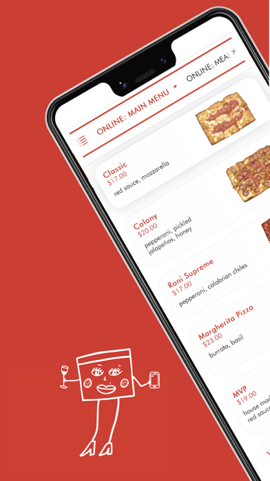 Emmy Squared Pizza Screenshot