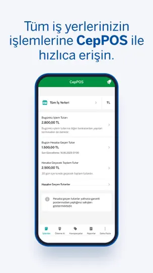Garanti BBVA CepPOS iPhone Ekran Görüntüsü 2