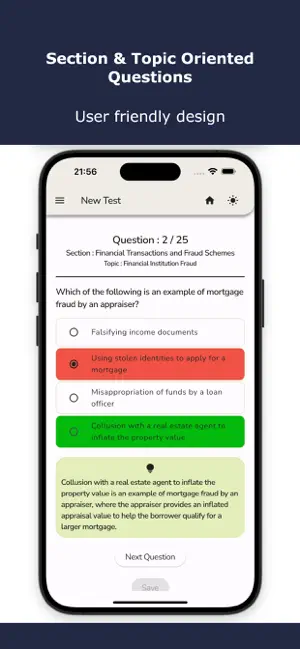 Fraud Examiners Exam Prep Test screenshot 1