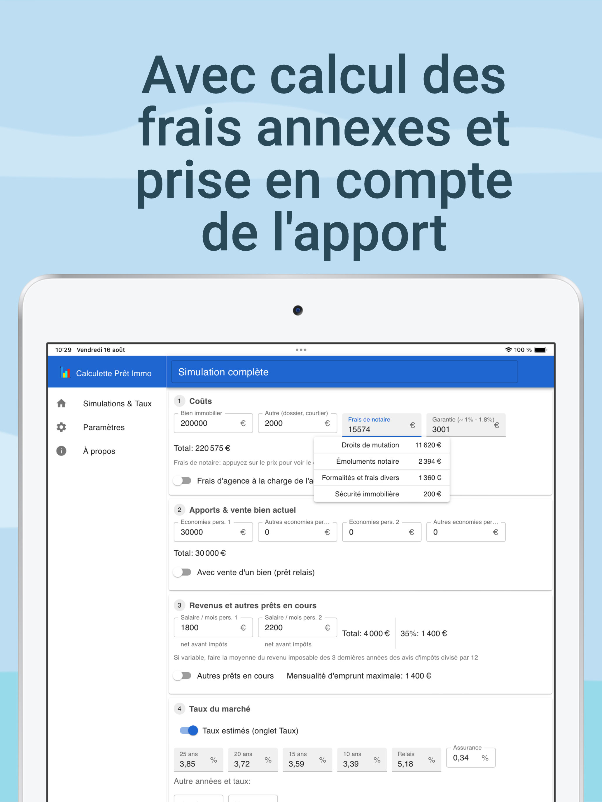 Calculette Prêt Immo