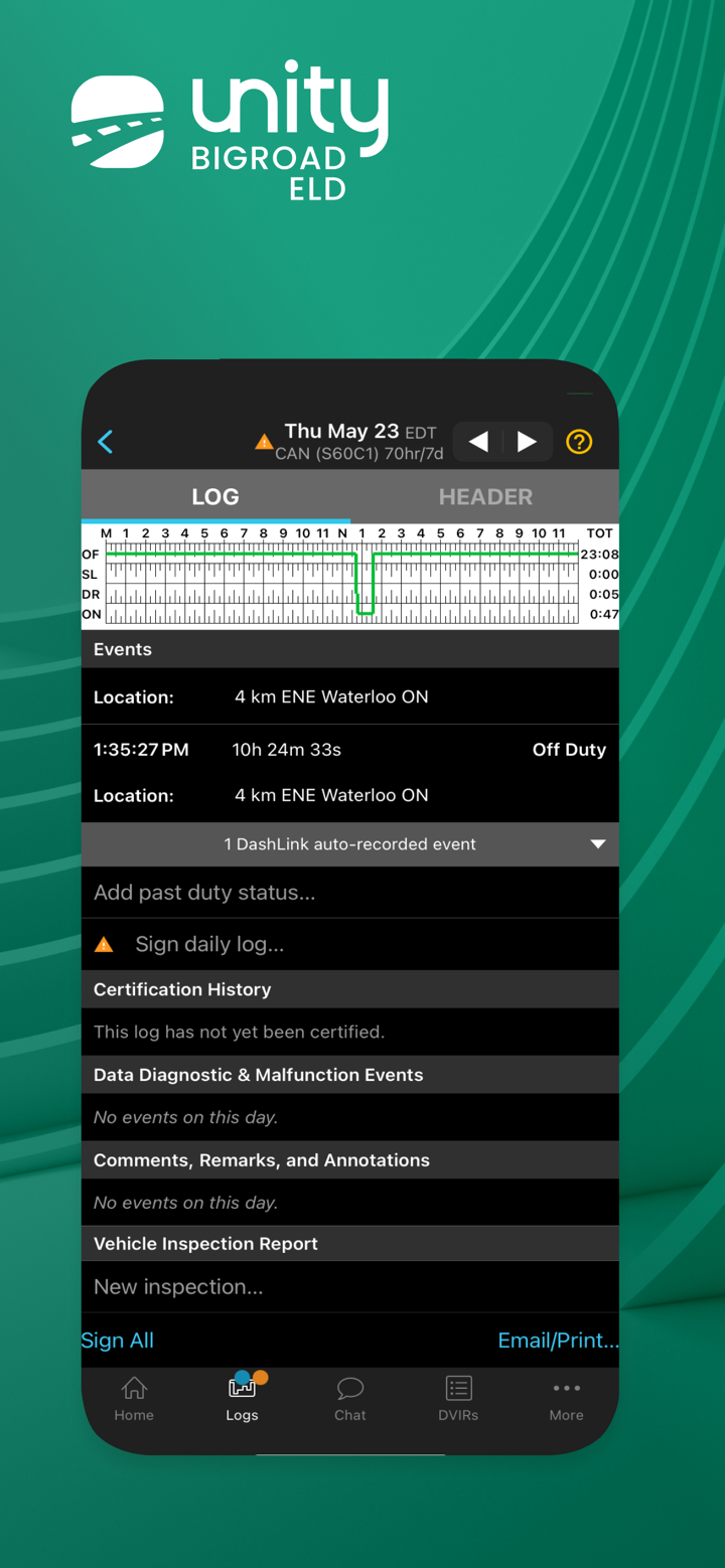 BigRoad ELD screenshot 3