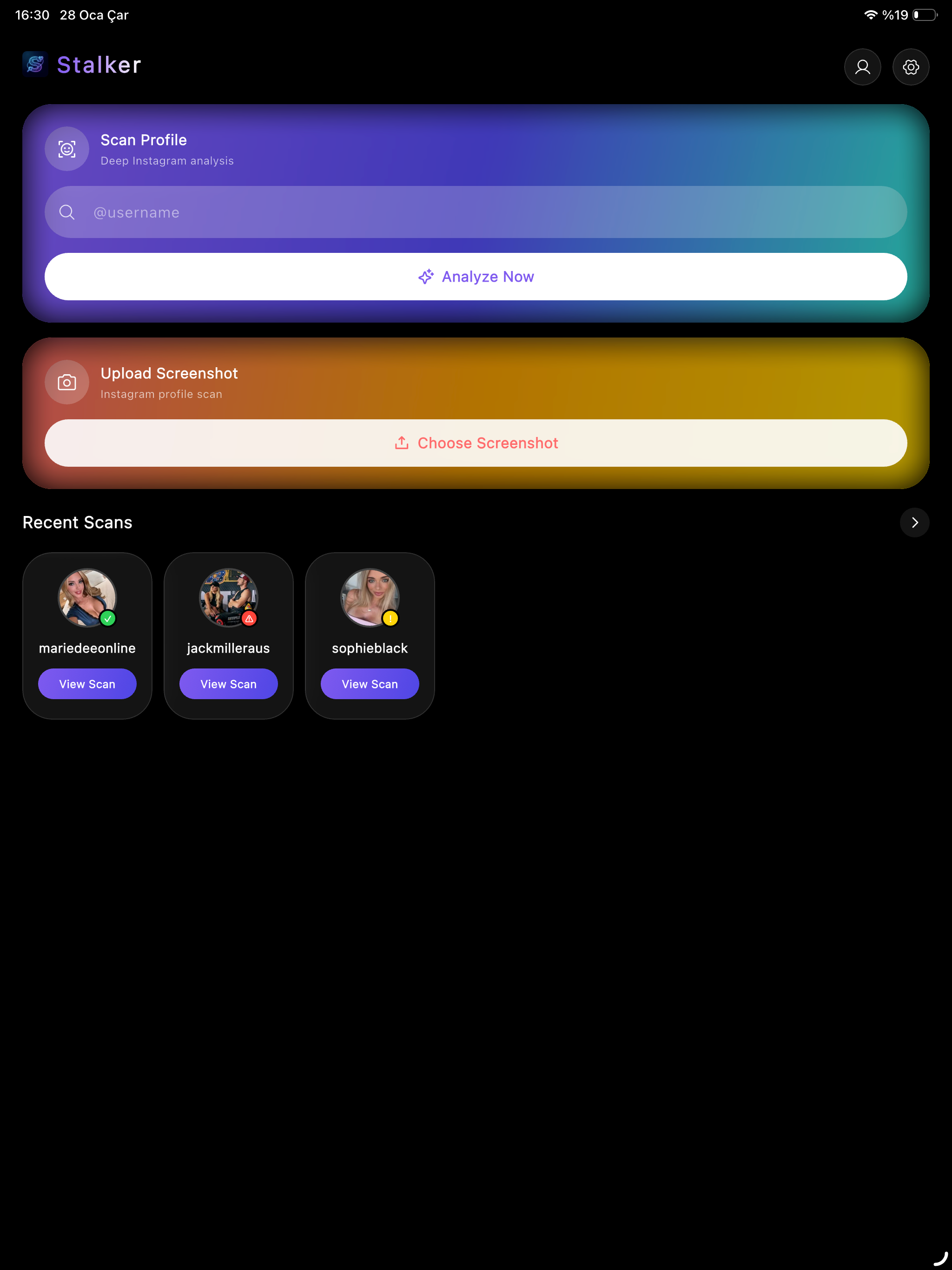 Stalker: Insta Profile Tracker