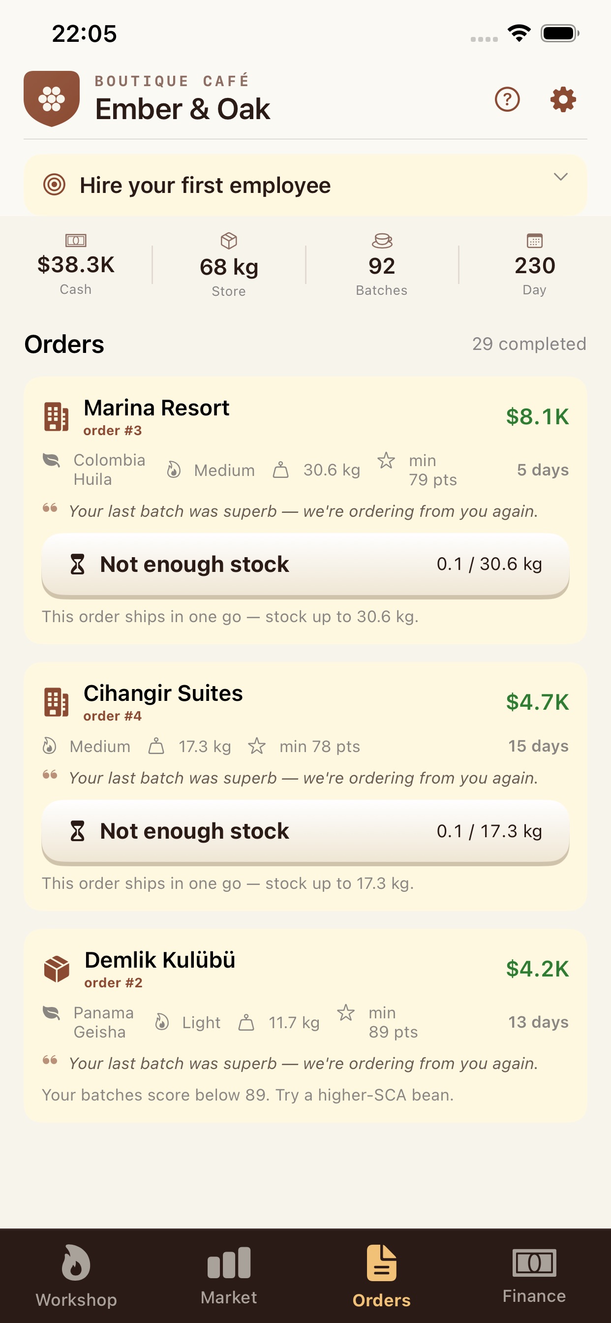 Screenshot 2 of Roast & Flow: Coffee Tycoon