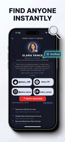 Deepscan - AI Search People iPhone screenshot
