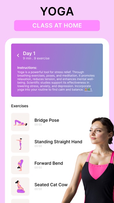 Home Yoga for Weight Loss Screenshot
