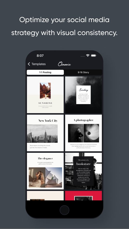 #8. Recty: Social Post Design (iOS) 由: The Visualization