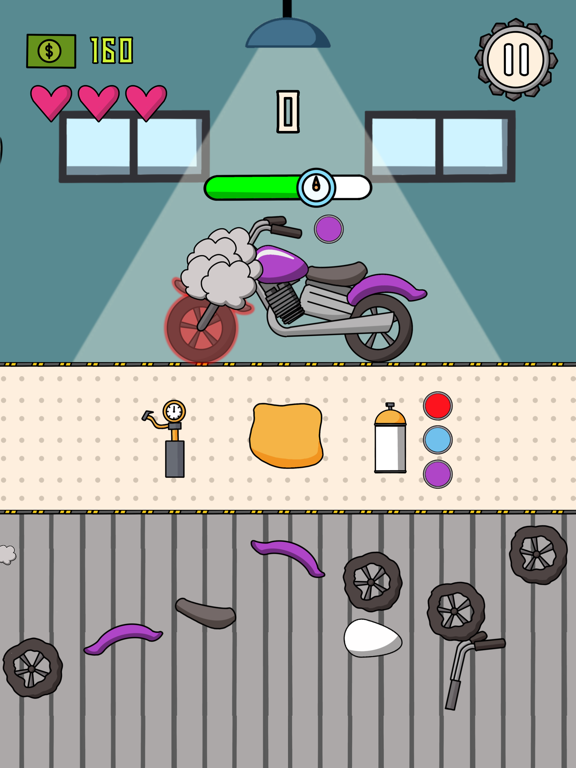 Motorbike Fixer iPad screenshot
