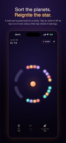 Verithe: Planet Sort Puzzle screenshot 1
