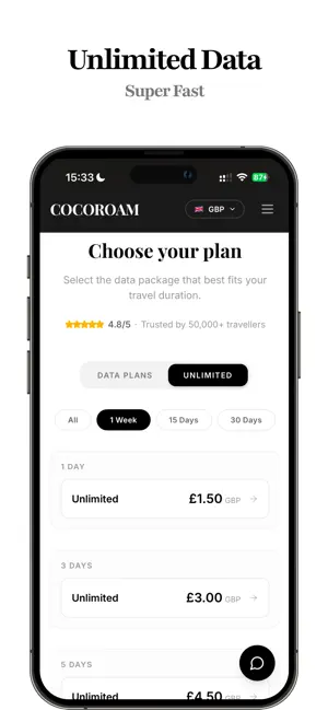 CocoRoam: Travel eSIM Data screenshot 2