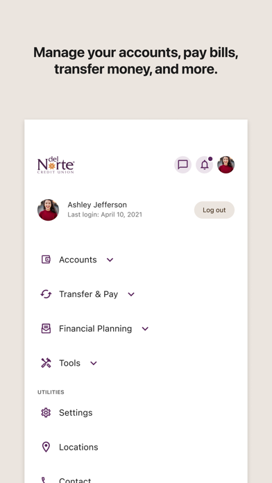 Del Norte Credit Union Screenshot